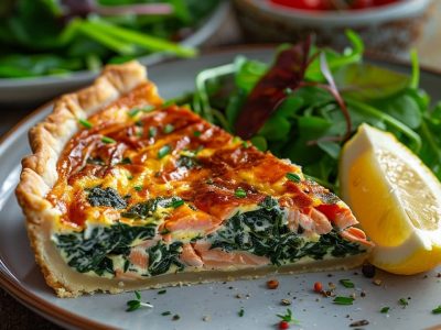Recette de Quiche Saumon Épinards : Délicieuse et Facile à Faire