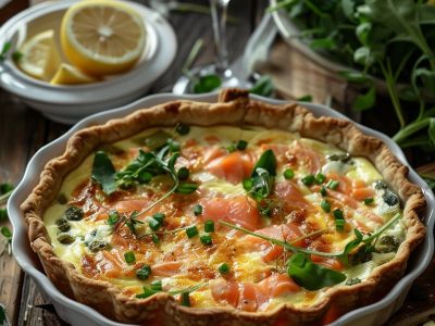 Recette de Quiche Saumon Poireaux : Délicieuse et Facile à Faire