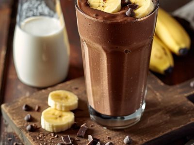 Recette de Smoothie Banane Chocolat Lait : Un Délice Sain et Facile à Faire
