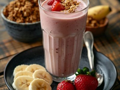 Recette de Smoothie Banane Fraise Yaourt : Délicieux et Sain