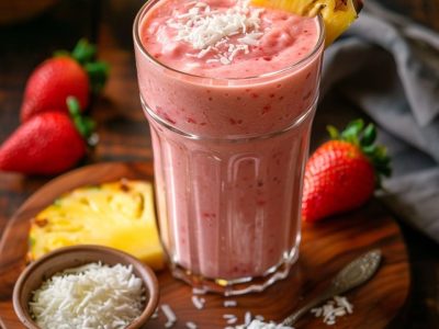 Smoothie fraise coco : une boisson rafraîchissante et saine pour l&rsquo;été