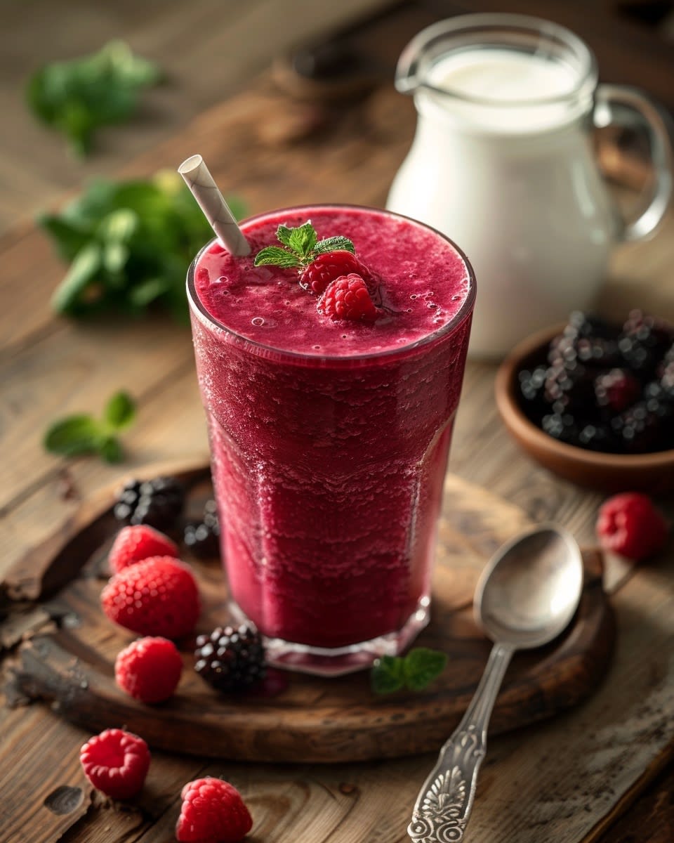 Recette Délicieuse de Smoothie Fruits Rouges : Bienfaits et Conseils 1 Smoothie fruits rouges