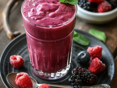 Recette de Smoothie Fruits Rouges Lait : Délicieux et Sain