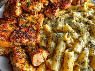 Penne Poulet Fromagé : Recette Facile et Savoureuse