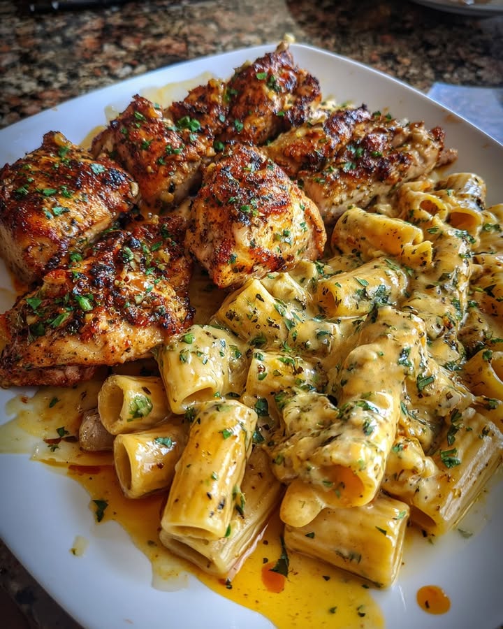 Rigatoni Cajun Crémeux : Recette Facile et Savoureuse 2 Rigatoni Cajun Crémeux