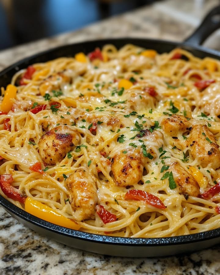 Poulet Cajun Linguine Crème : Recette Facile et Savoureuse 2 Poulet Cajun Linguine Crème