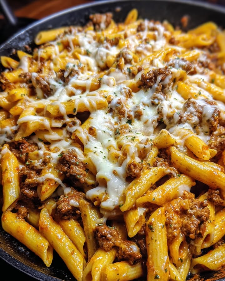 Penne Bœuf Crémeux : Recette Facile et Savoureuse 2 Penne Bœuf Crémeux