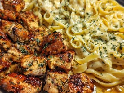 Poulet Linguine Crémeux : Recette Facile et Savoureuse