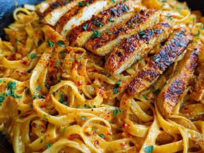 Pâtes Cajun Crémeuses : Recette Facile et Savoureuse