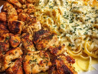 Poulet Linguine Crémeux : Recette Facile et Savoureuse