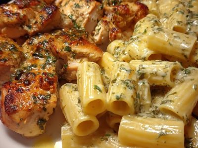 Rigatoni Poulet Crémeux : Recette Facile et Savoureuse