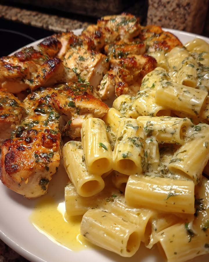 Rigatoni Poulet Crémeux : Recette Facile et Savoureuse 2 Rigatoni Poulet Crémeux