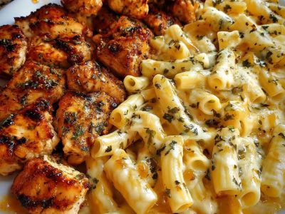 Poulet Crémeux Pennes Trois-Cheeses : Recette Facile et Savoureuse