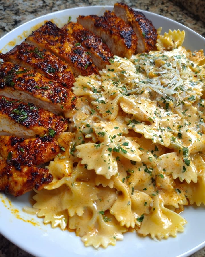 Pâtes Cajun Fromagées Faciles : Recette Rapide et Savoureuse 2 Pâtes Cajun Fromagées