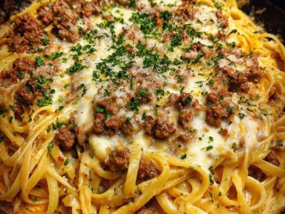 Linguine Bœuf Crémeux : Recette Facile et Savoureuse