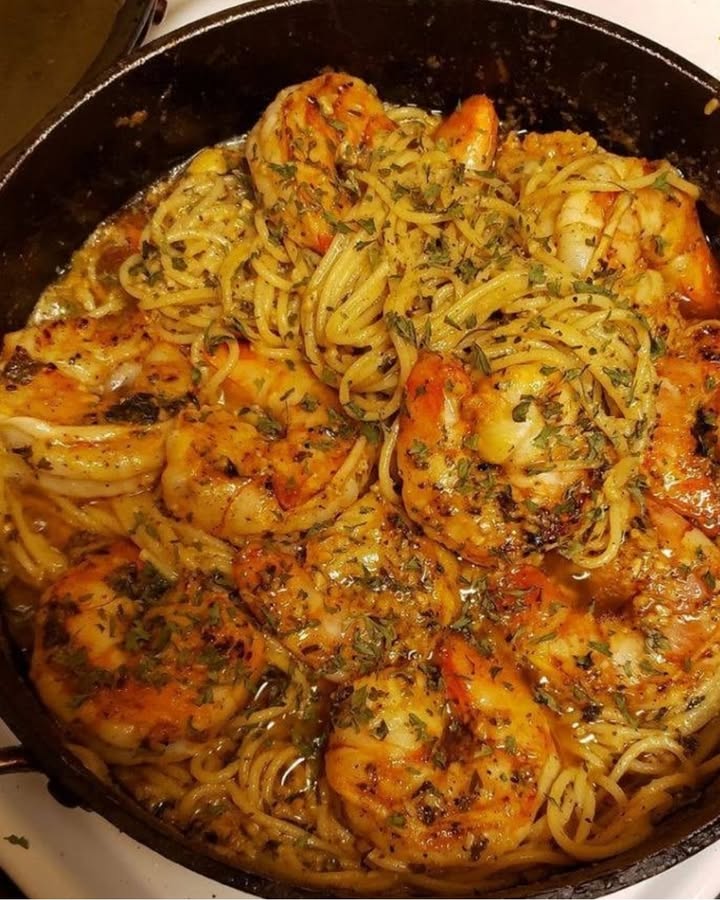 Pâtes Crevettes Cajun Authentiques : Recette Facile et Rapide 2 Pâtes Crevettes Cajun