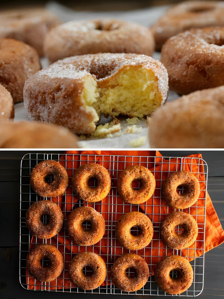 Beignets Sucrés Cinnamomisés : Recette Facile et Savoureuse 2 Beignets Sucrés Cinnamomisés