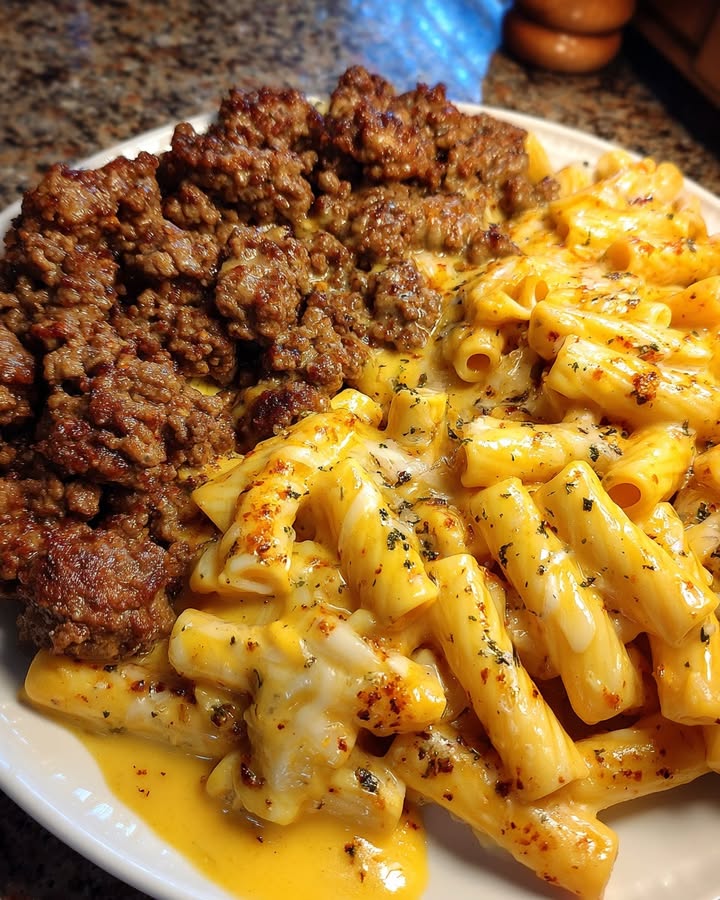 Penne Cajun Fromage Crémeux : Recette Facile et Savoureuse 2 Penne Cajun Fromage Crémeux