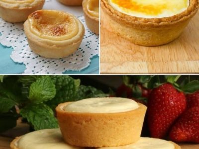 Tasses Crème Pâtissière Facile et Savoureuse