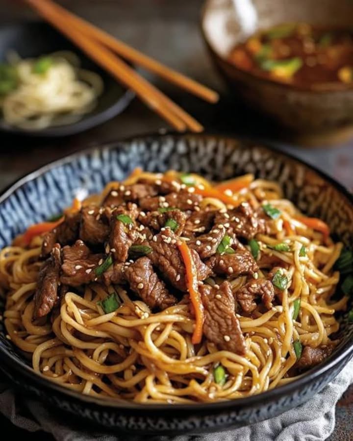 Noodles Teriyaki Bœuf