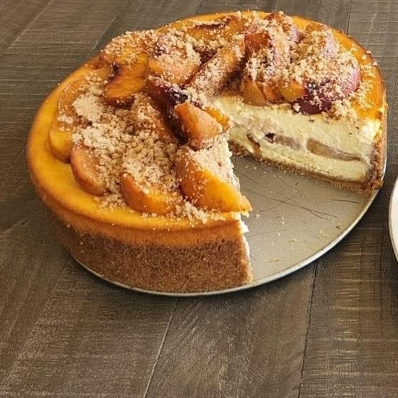 Cheesecake Pêches Croustillant