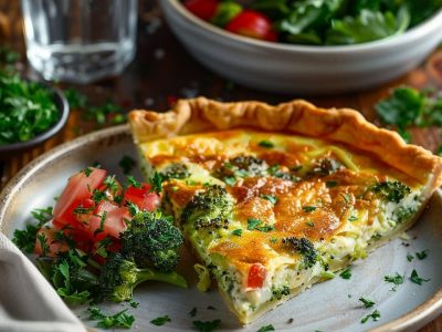 Recette Délicieuse de Quiche Brocoli Fromage : Facile et Rapide