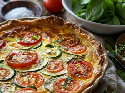 Recette Facile de Quiche Courgette Tomate: Variations et Conseils