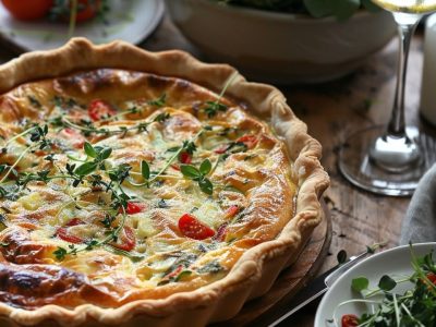 Recette de Quiche Légumes Fromage : Une Délicieuse Recette Facile et Savoureuse