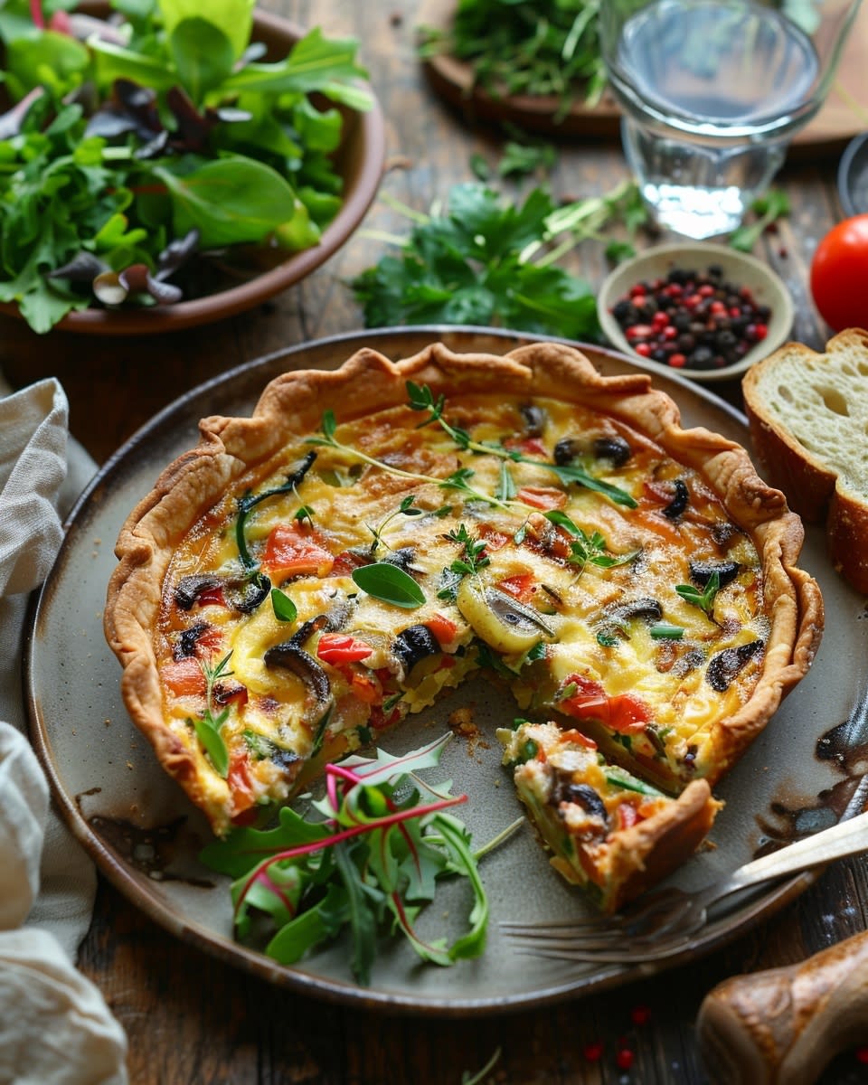 Quiche légumes maison