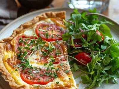 Recette de Quiche Tomate Mozzarella : Une Délicieuse Recette Italienne à Découvrir