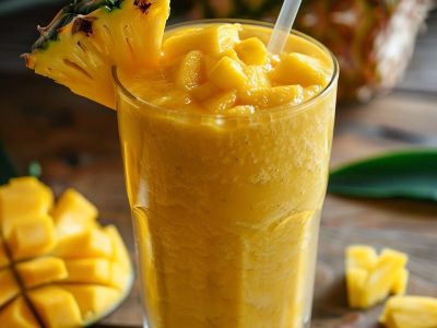 Recette Délicieuse de Smoothie Mangue Ananas : Fraîcheur et Bien-être