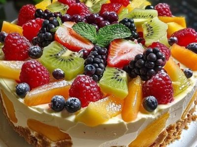Cheesecake aux Fruits Facile : Recette Savoureuse et Rapide