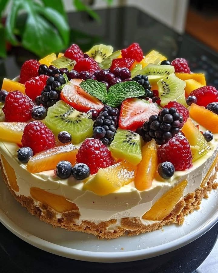Cheesecake aux Fruits Facile : Recette Savoureuse et Rapide 2 Cheesecake aux Fruits