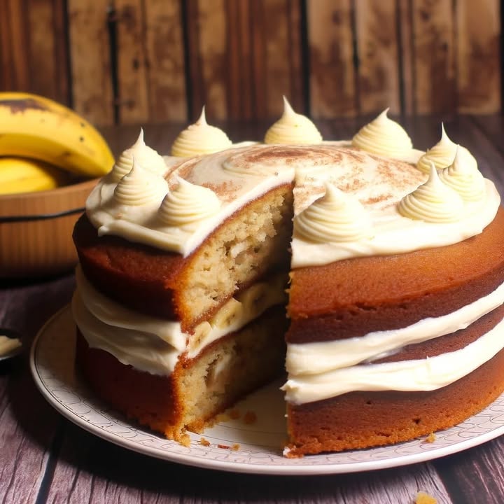Gâteau Banane Crémeux : Recette Facile et Savoureuse 2 Gâteau Banane Crémeux