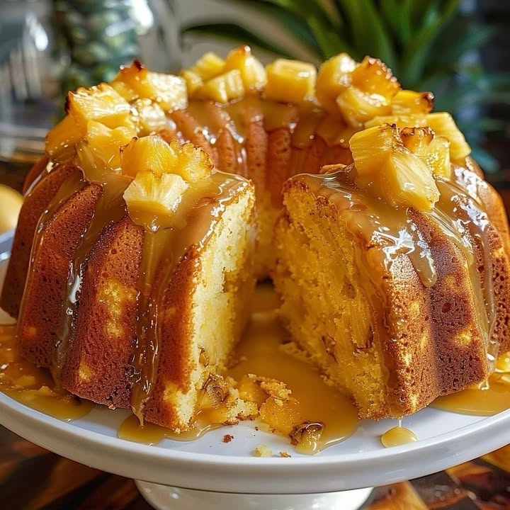 Gâteau Ananas Tropical Facile : Recette Savoureuse et Rapide 2 Gâteau Ananas Tropical