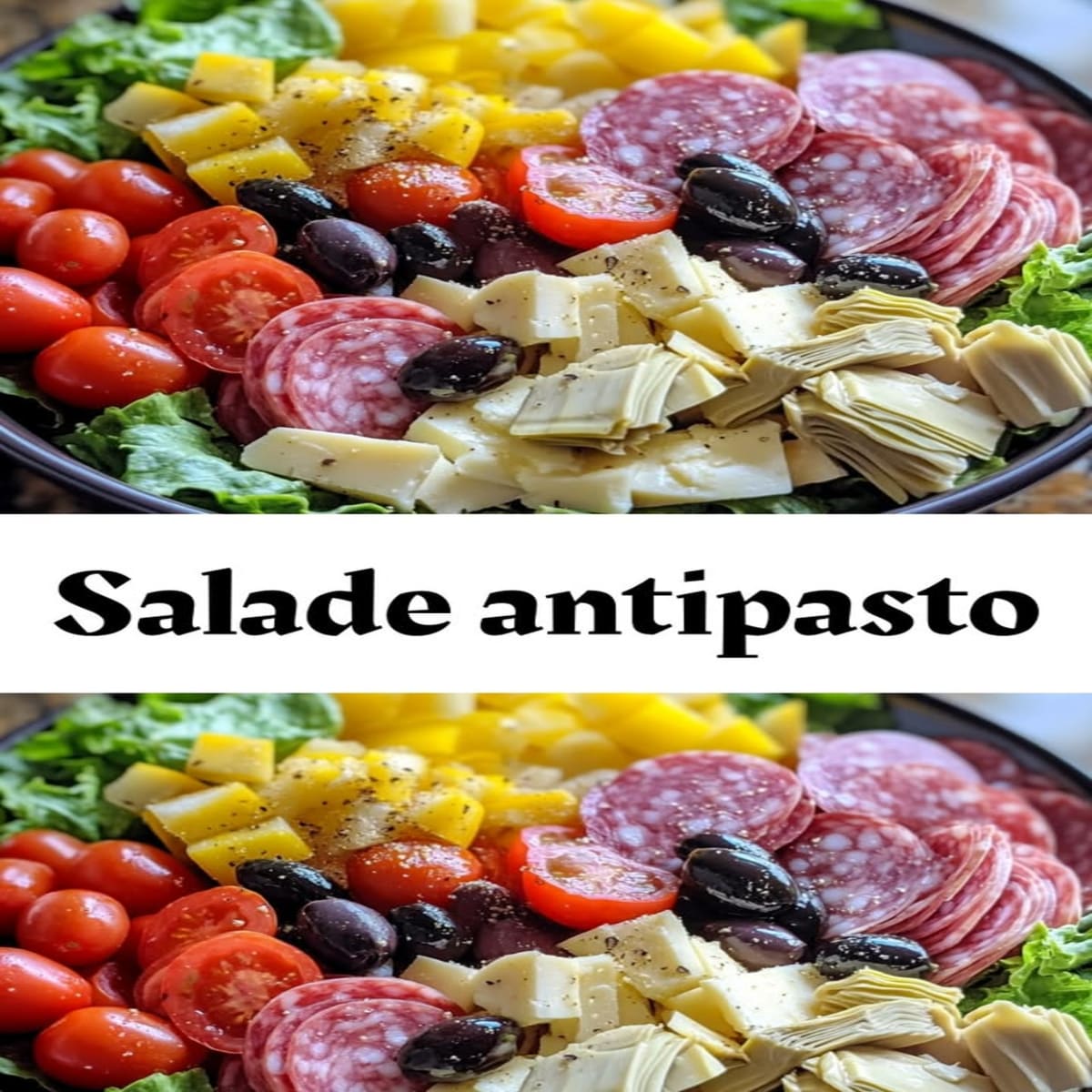 Salade Antipasto Méditerranéenne