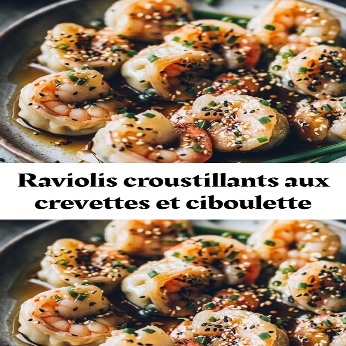 Raviolis Crevettes Croustillants : Recette Facile et Savoureuse 2 Raviolis Crevettes Croustillants