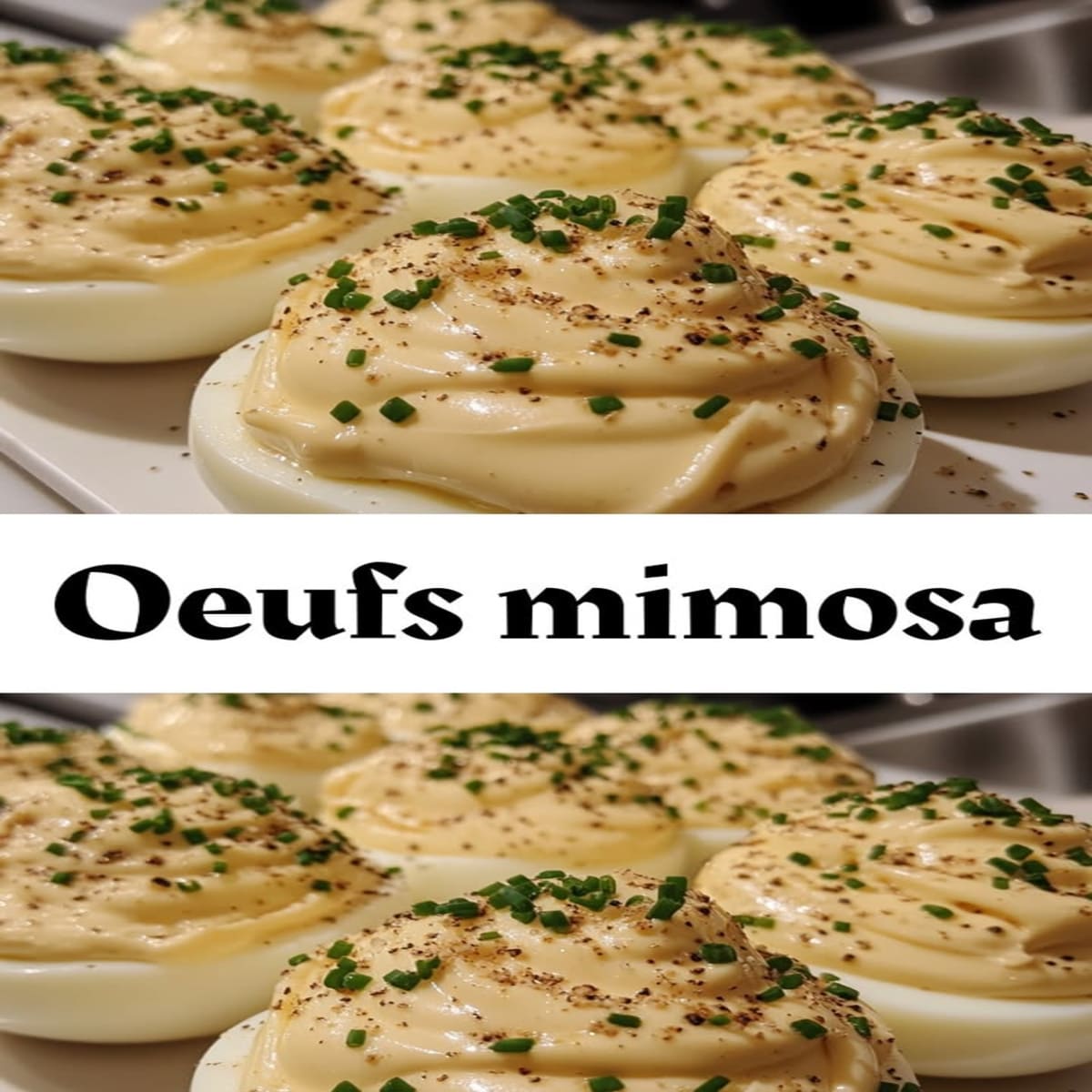 Oeufs Mimosa Épicés : Recette Facile et Savoureuse 2 Oeufs Mimosa Épicés