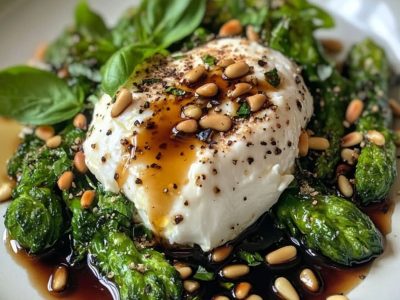 Broccolini Balsamique Burrata : Recette Facile et Savoureuse
