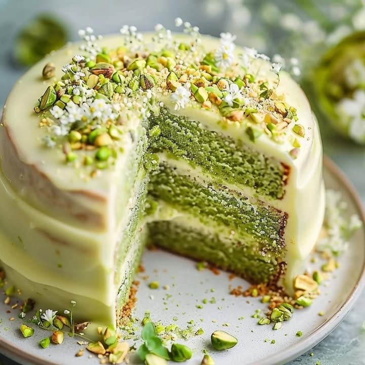 Gâteau Chocolat Pistache Savoureux : Recette Facile et Rapide 2 Gâteau Chocolat Pistache