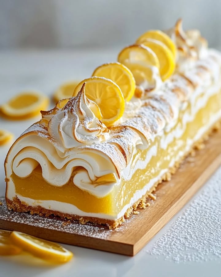 Bûche Citron Meringuée : Recette Fraîche et Délicieuse pour Noël 2 b che citron meringu e