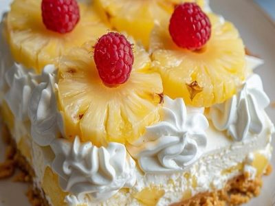 Cheesecake Ananas Sans Cuisson : Frais, Léger et Délicieux