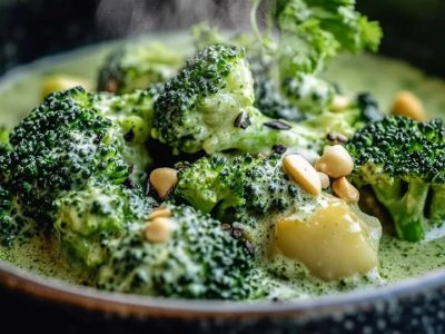 Curry Crémeux Végétal : Brocoli, Épinards et Pois au Lait de Coco