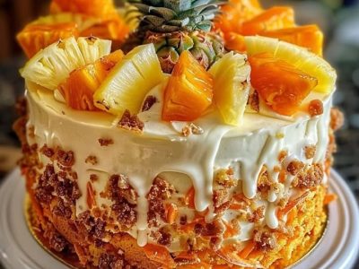 Gâteau Ananas Carottes : Recette Exotique et Délicieuse