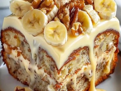 Gâteau Banane Vanille Noix : Recette Facile et Délicieuse