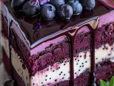 Gâteau Lavande Chocolat Myrtille : Recette Facile et Délicieuse