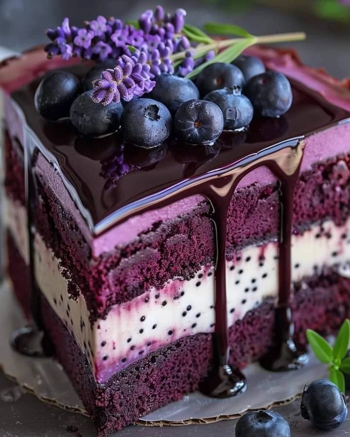 Gâteau Lavande Chocolat Myrtille : Recette Facile et Délicieuse 2 g teau lavande chocolat myrtille 1