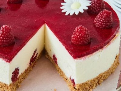 Gâteau Yaourt Framboise Sans Cuisson : Frais et Délicieux