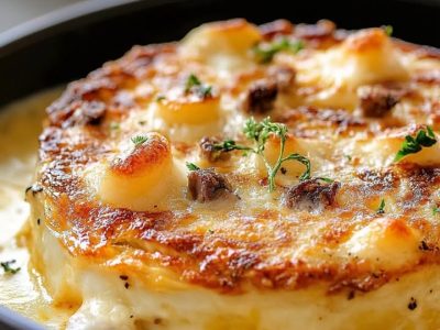 Gratin Coquillettes à la Raclette et Viande Hachée : Recette Réconfortante