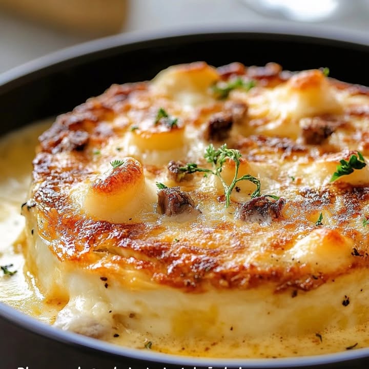 Gratin Coquillettes à la Raclette et Viande Hachée : Recette Réconfortante 2 gratin coquillettes raclette